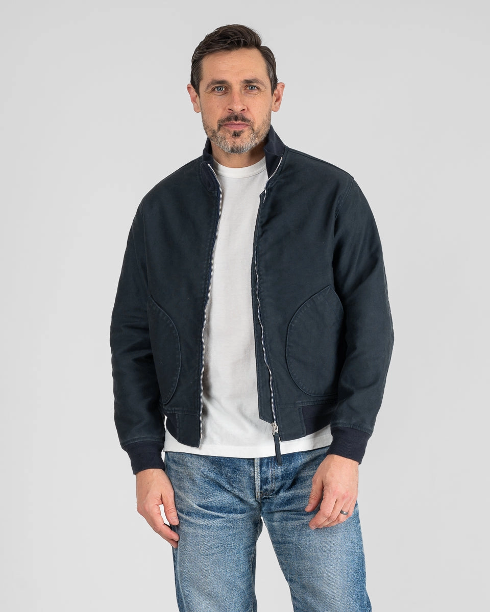 Cyber Core 12oz Whipcord Tanker Jacket - Navy