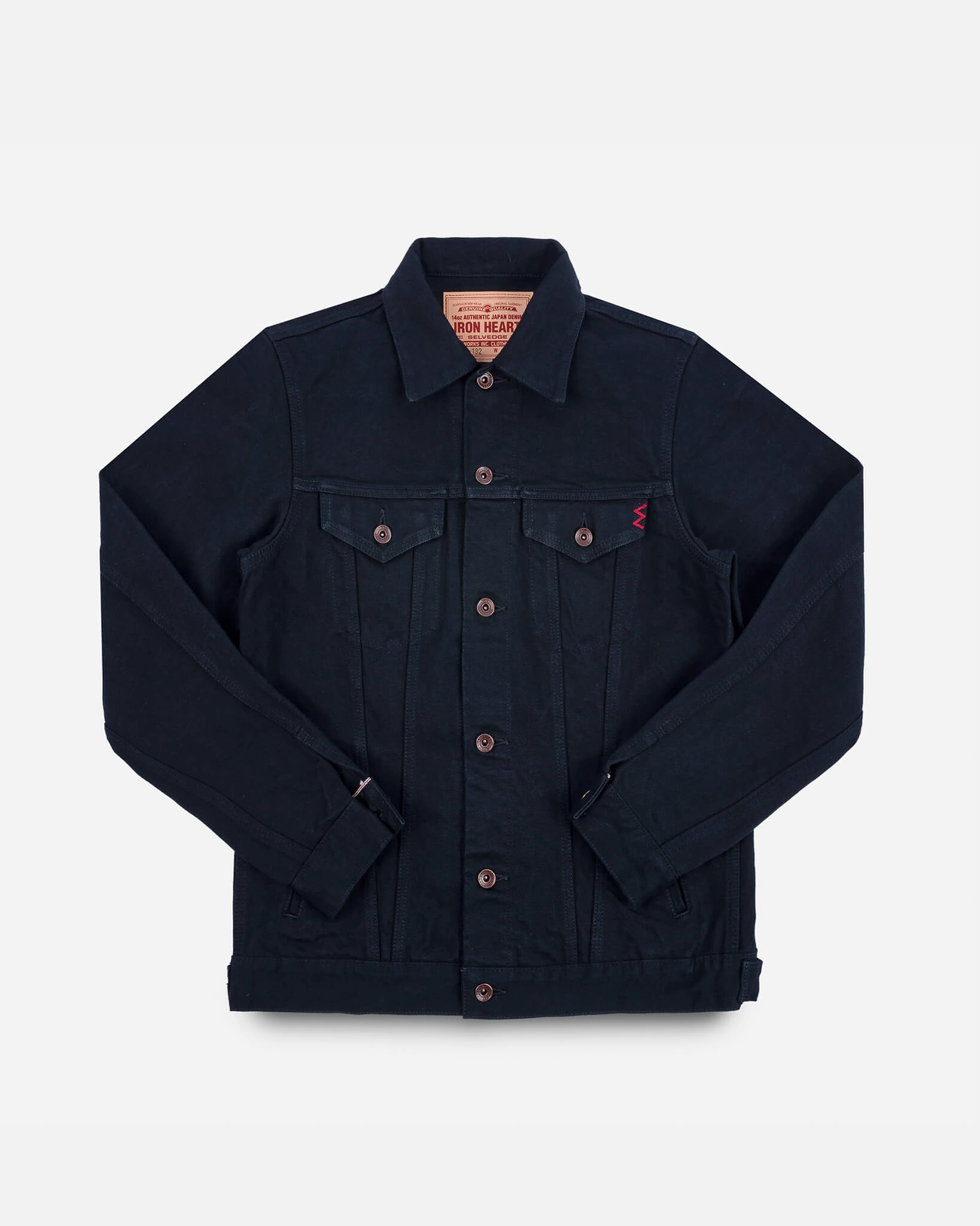 14oz Selvedge Denim Modified Type III Jacket - Superblack Club Mode QuickDry Material