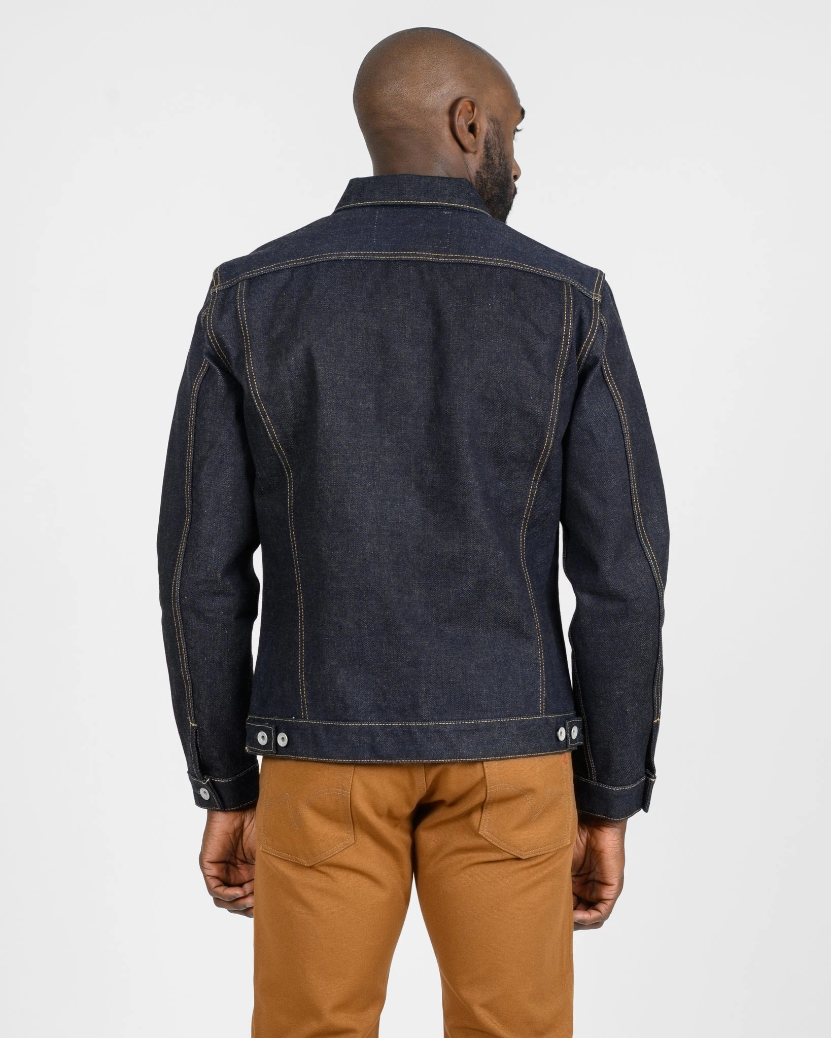 19oz Left-Hand Twill Selvedge Denim Type III Jacket - Indigo Fashion Trend
