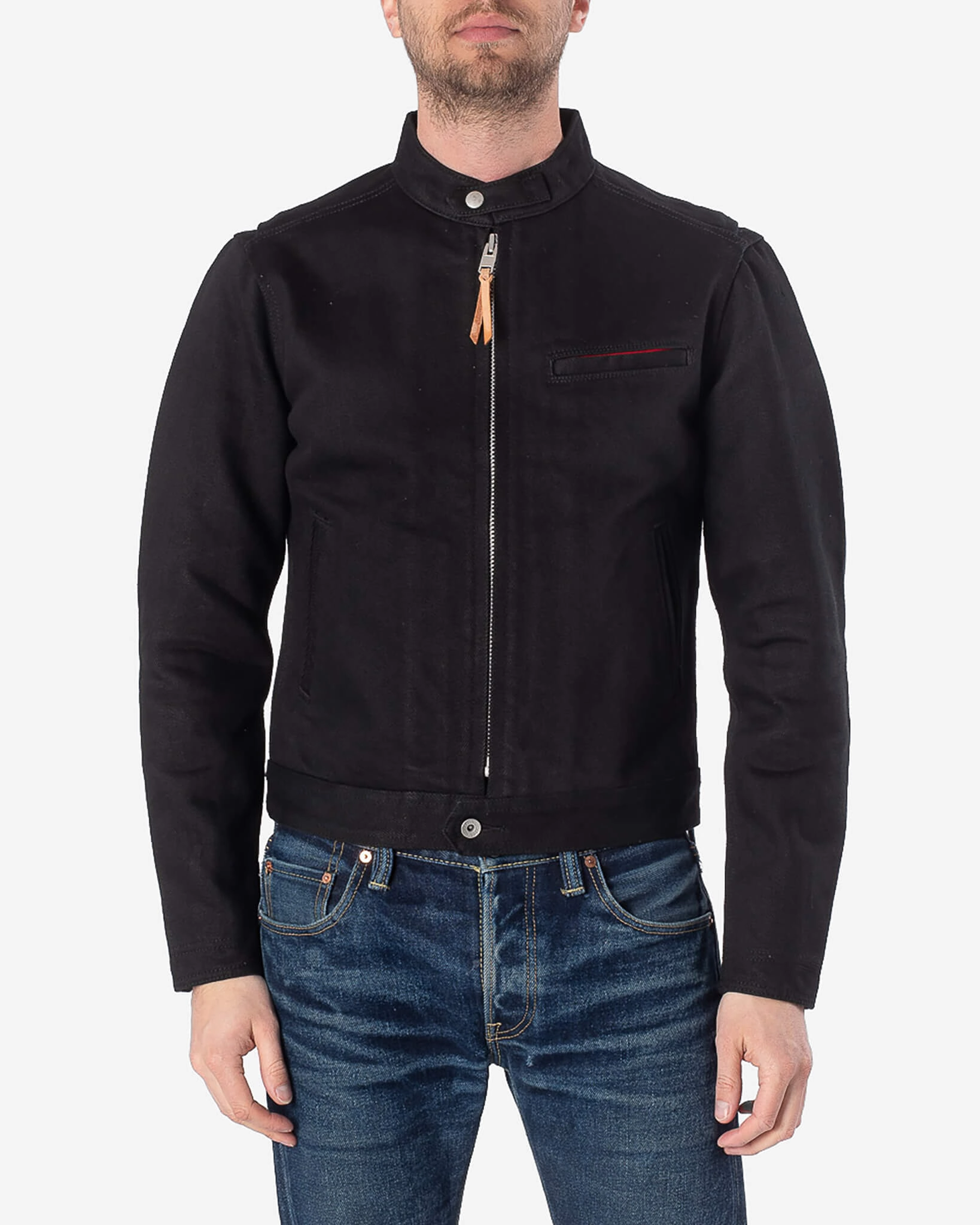 21oz Denim Rider's Jacket - Superblack Non-Fade Dual Layer Insulation
