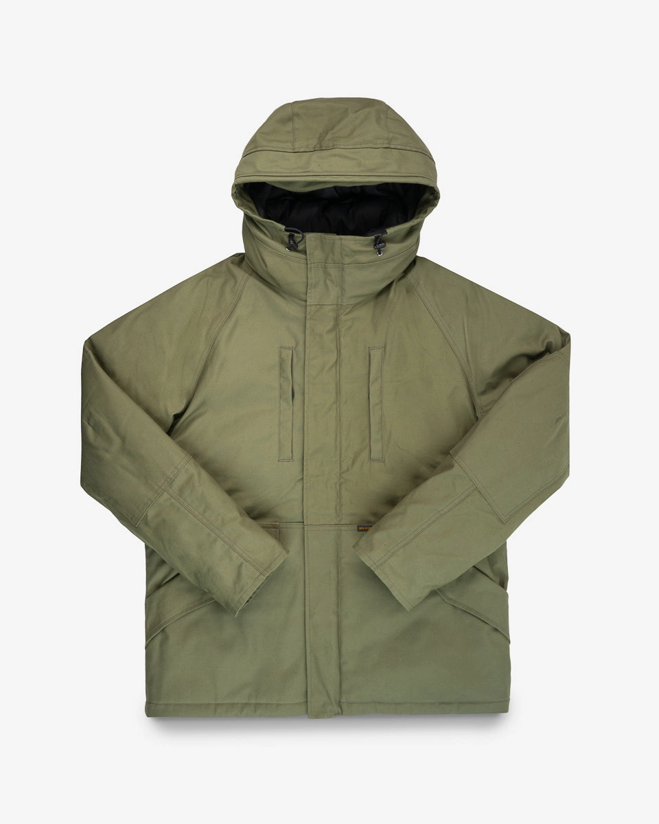8oz Sateen/Primaloft? Winter Parka Jacket - Olive CompactPackableDesign