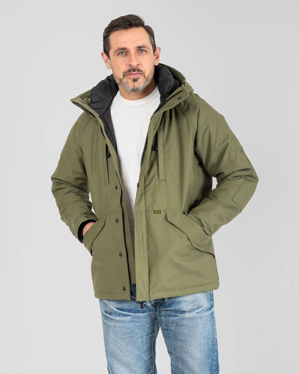 NonSlipTrims 8oz Sateen/Primaloft? Winter Parka Jacket - Olive