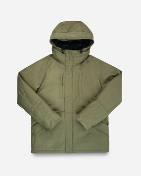 8oz Sateen/Primaloft? Winter Parka Jacket - Olive CompactPackableDesign