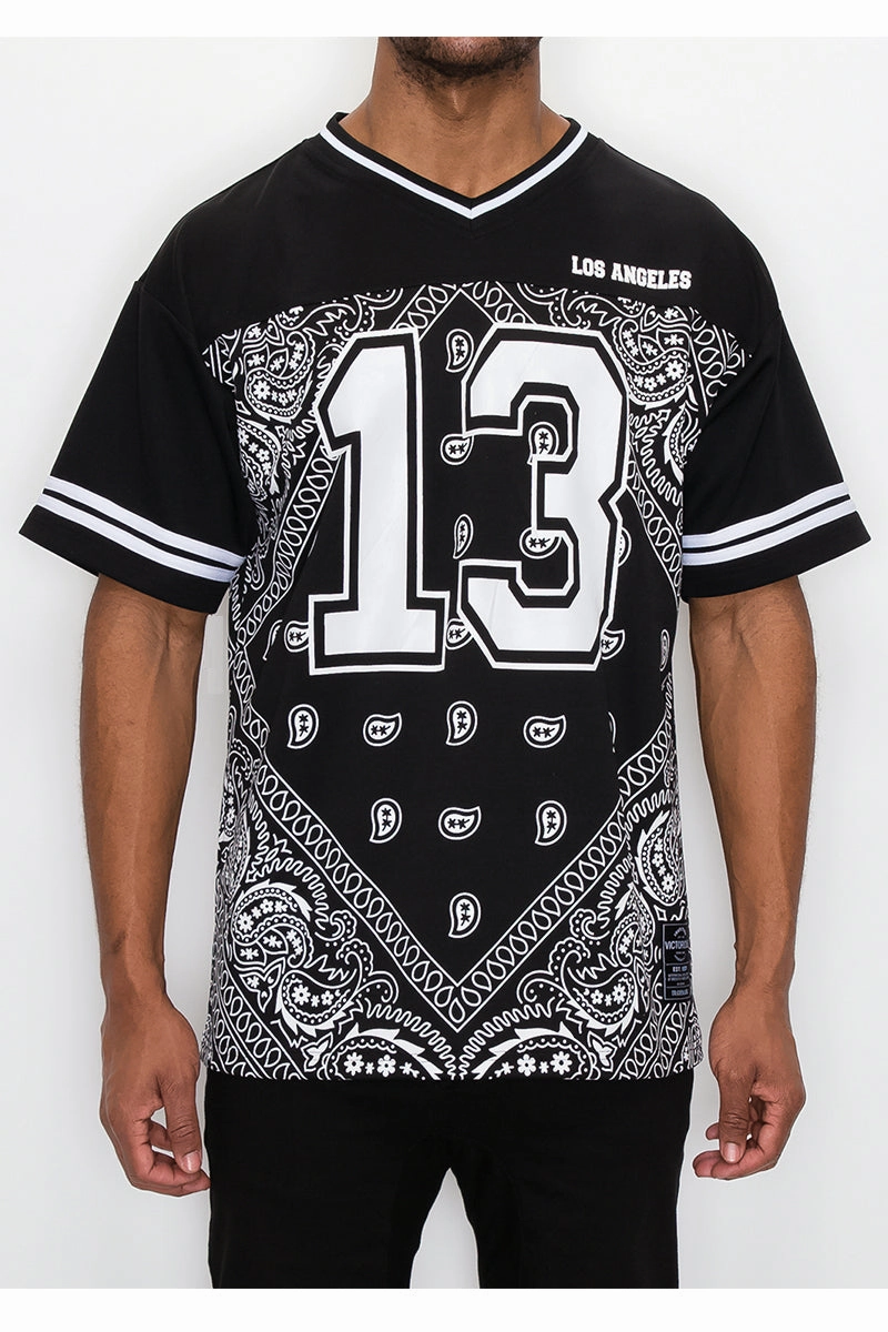 #13 Bandana Football Shirts Durable Weave