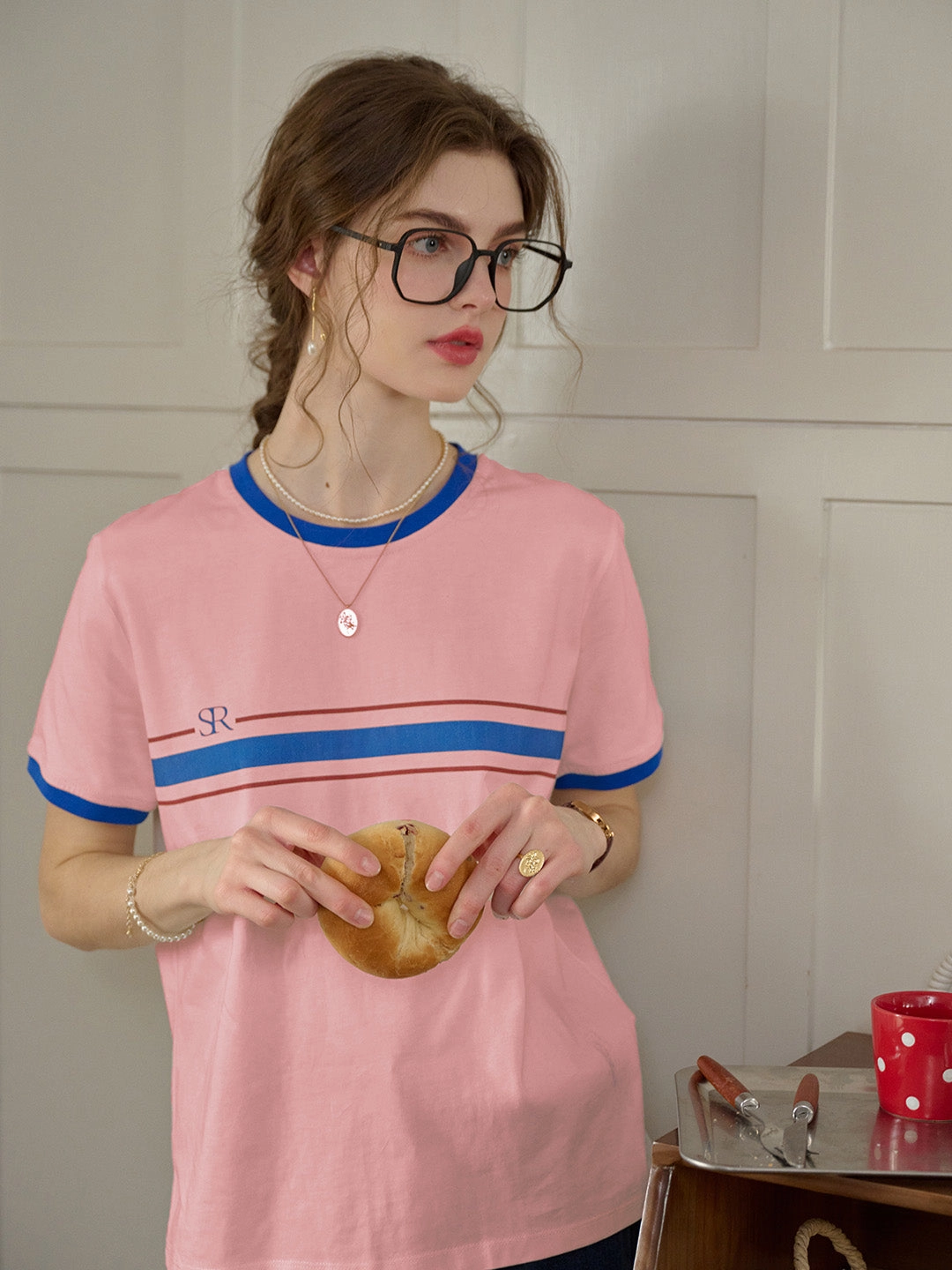 Happy Core Park Day ??Final Sale??Kai Women's Solid Color Bustier Camisole - Pink