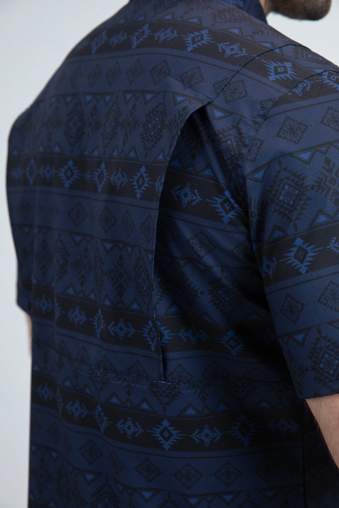 Budget Friendly Durable Quality Mens Performance Classic Fit Short Sleeve Navy Shirt