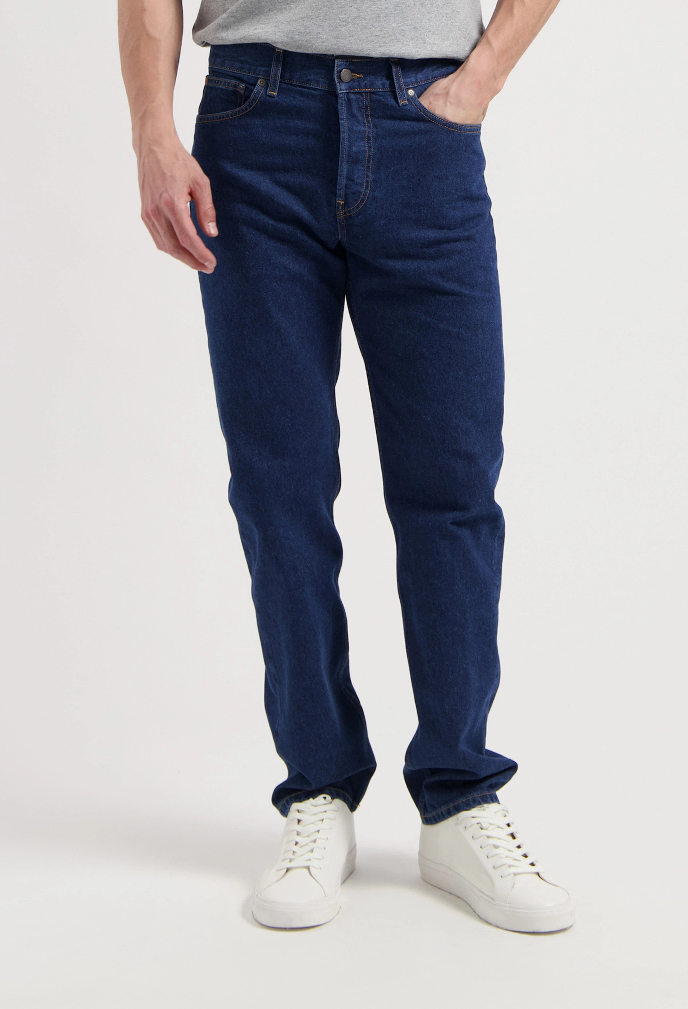 John Mid Straight - Stone Indigo Street Edge winter clothing