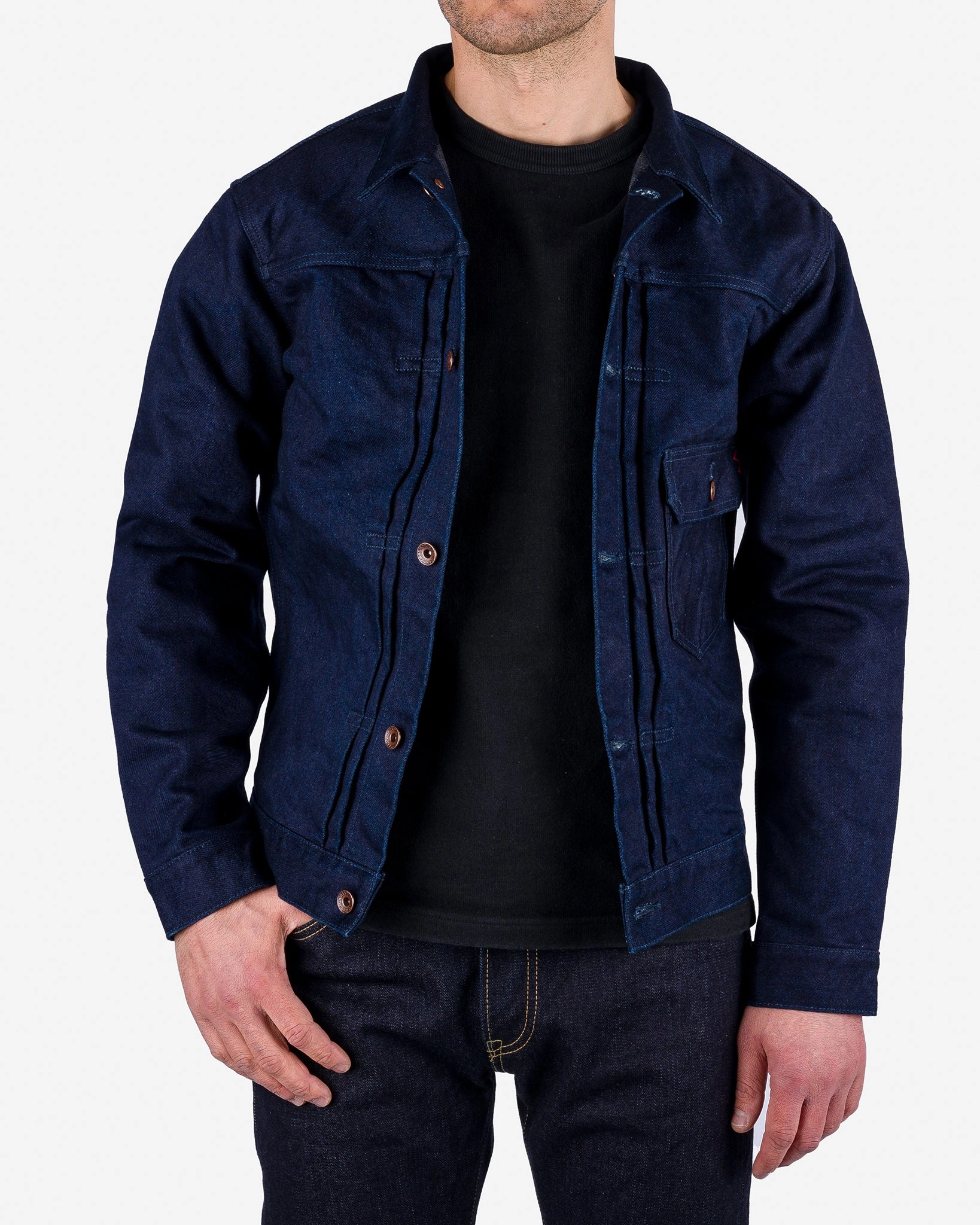19oz Selvedge Denim Type I Jacket - Indigo/Grey Thermoplastic Elastomer Trim