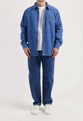 Alex Mid Loose - Medium Stone Breathable Stretch Fabric