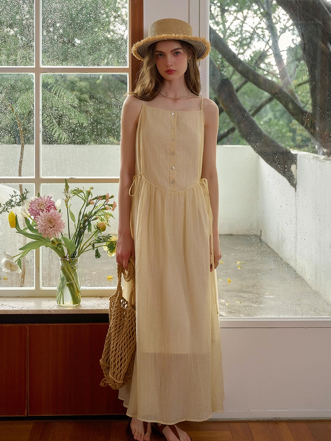 Cozy Dress Amara Suspender Tie Lysel Dress