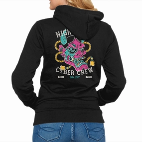 Night City Cyber Crew Tassel accents Essential Clothing
