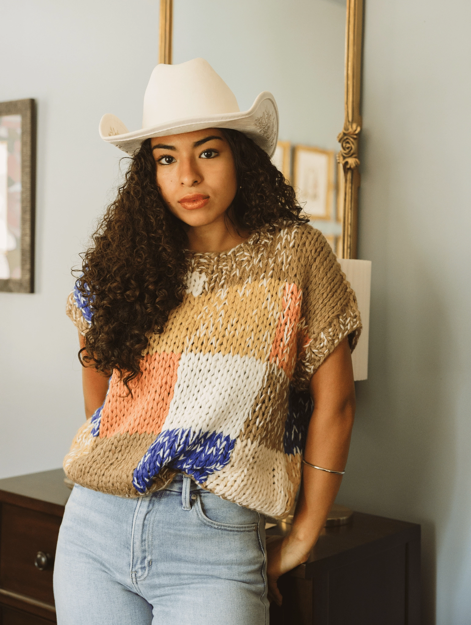 Breathable Warmth Street Ready Anna Color Block Sweater