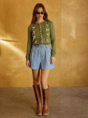 Austin Slouchy Denim Shorts Quick Release Closure Airflow channels