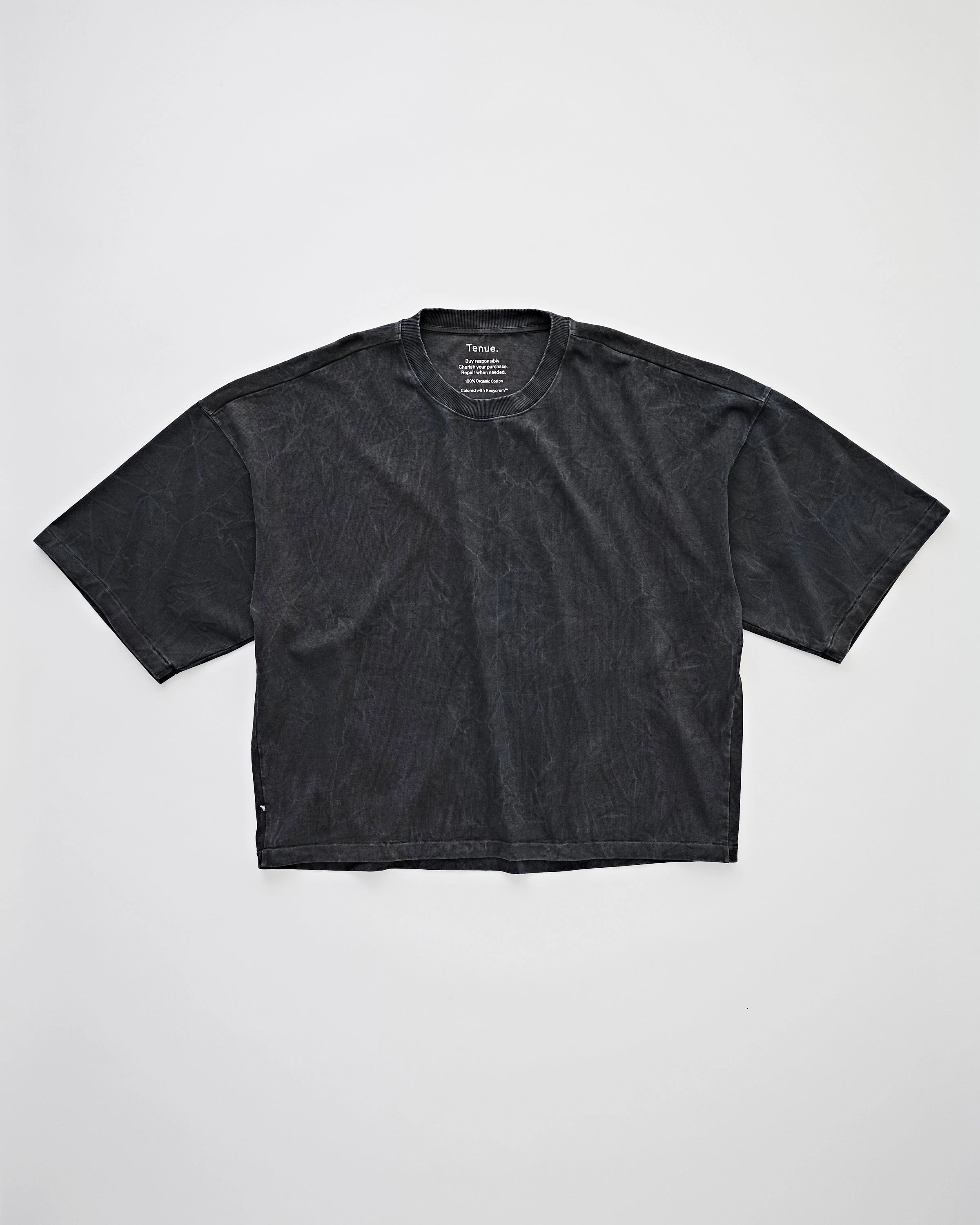 TaglessCollar Ben T-Shirt Trashed Black
