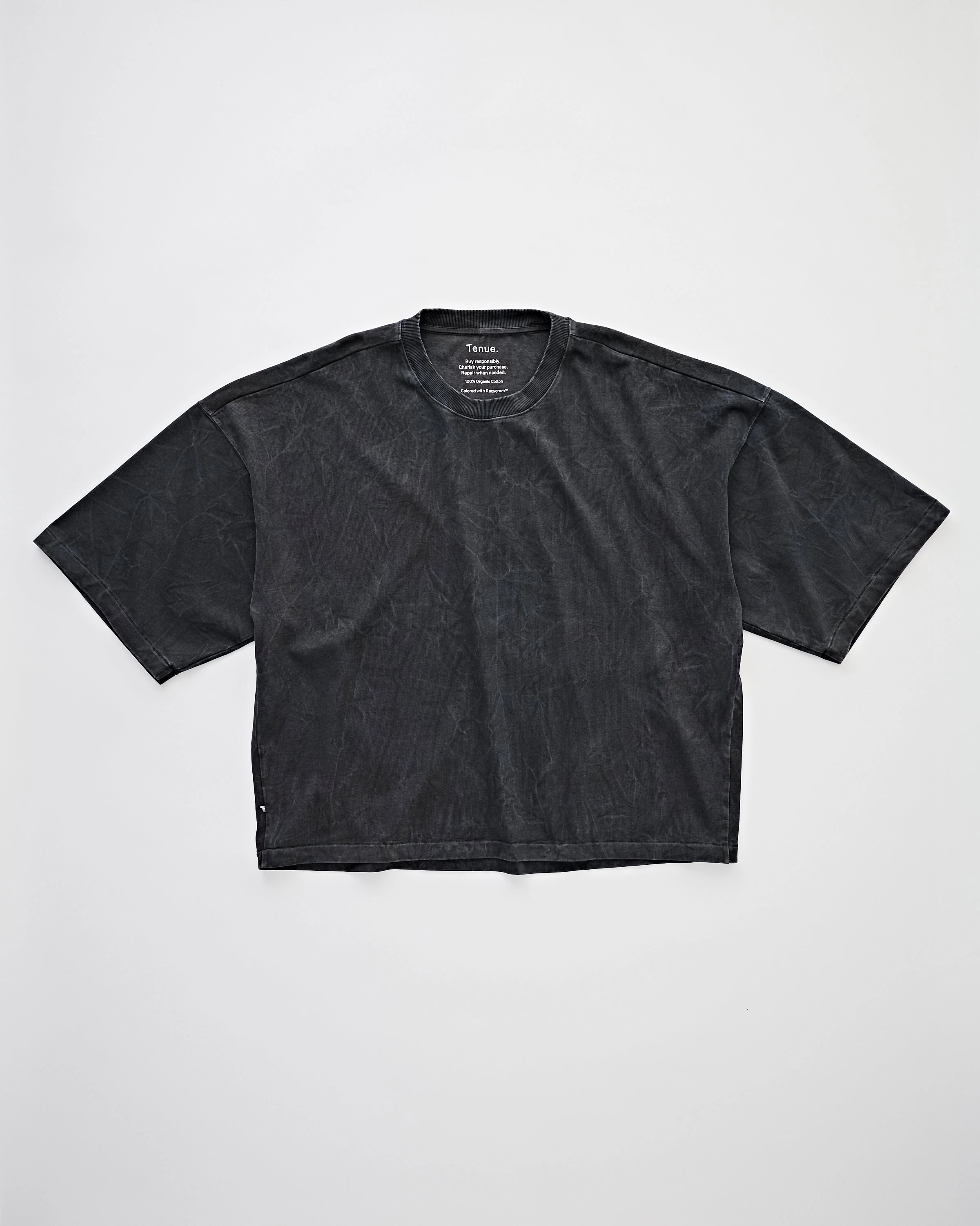 Ben T-Shirt Trashed Black QuickDry