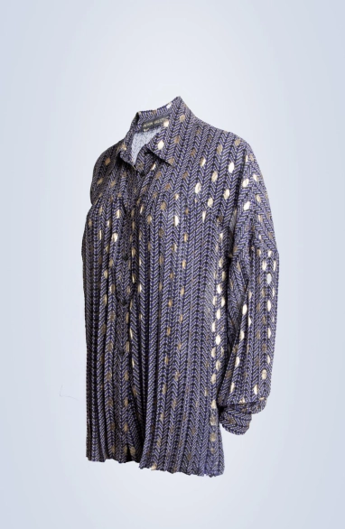 BLOUSE PLISE High-Quality Fabric