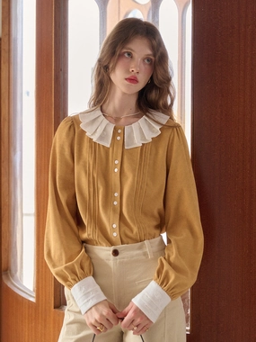 Braelynn Peter Pan Collar Blouse HighVisibility