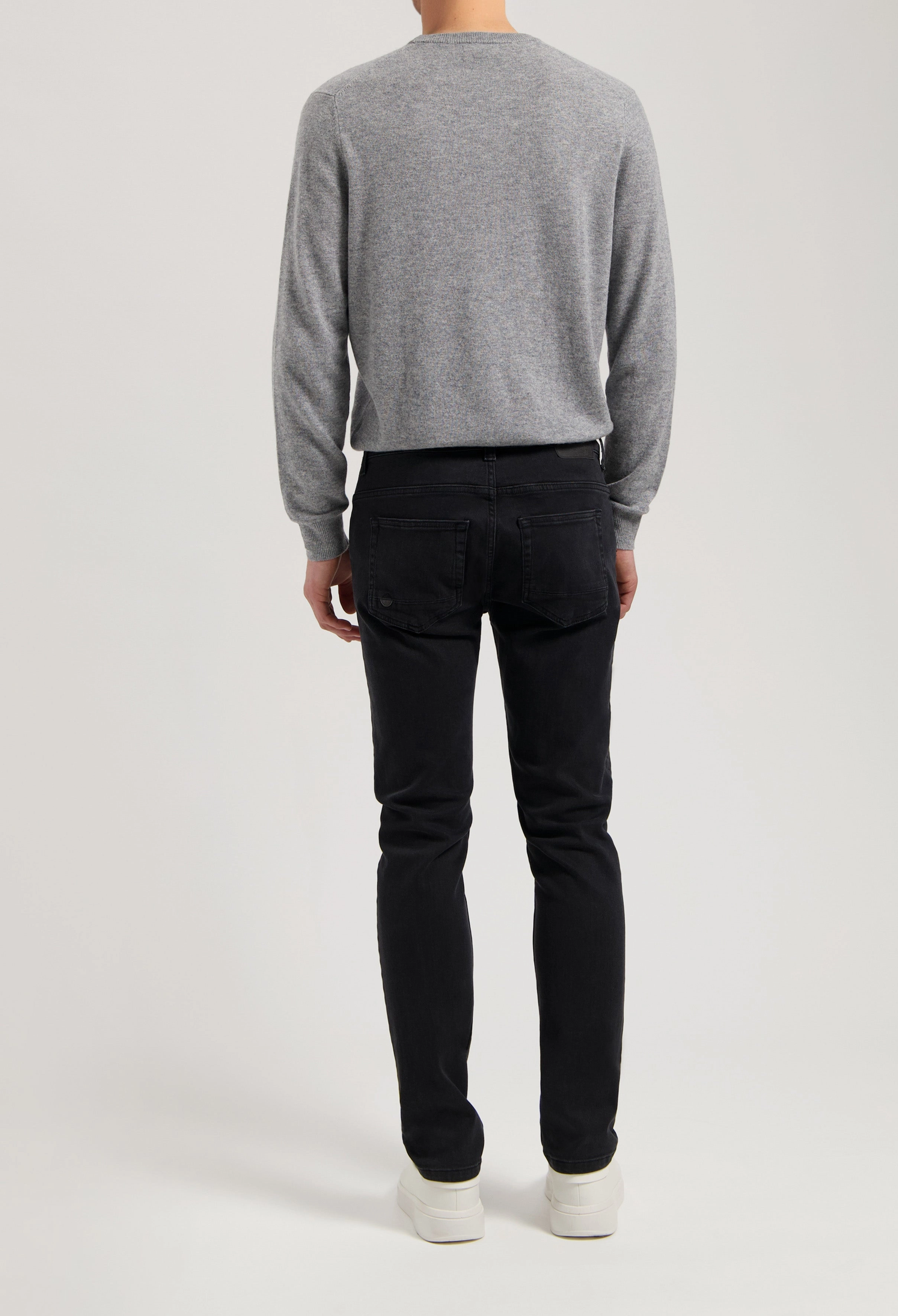 Rick Mid Slim - Stone Black DoubleStitchReinforcement Zen Glow