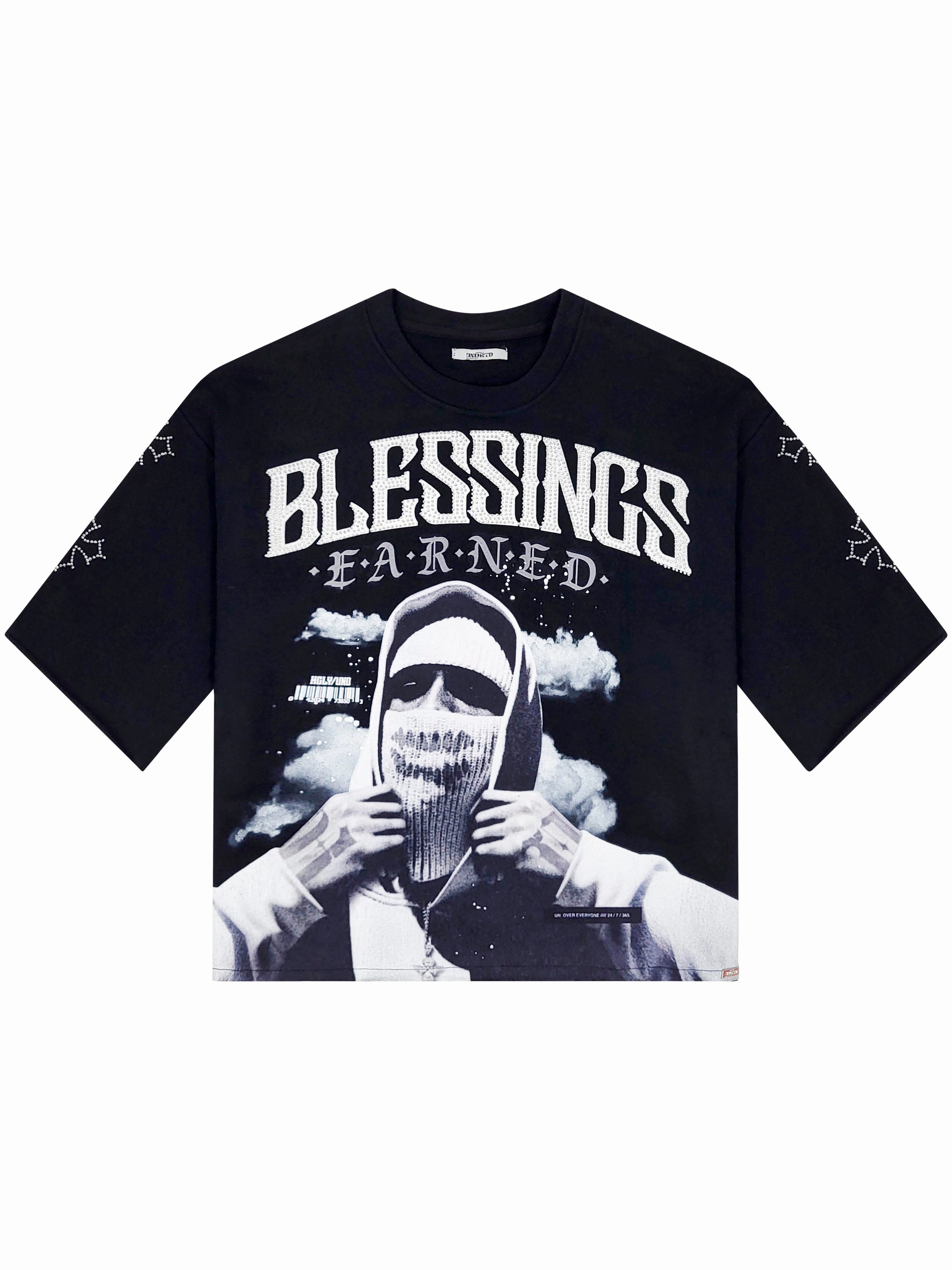 Blessings Earned Boxy Fit T-shirt Plus size clothing Chill Style