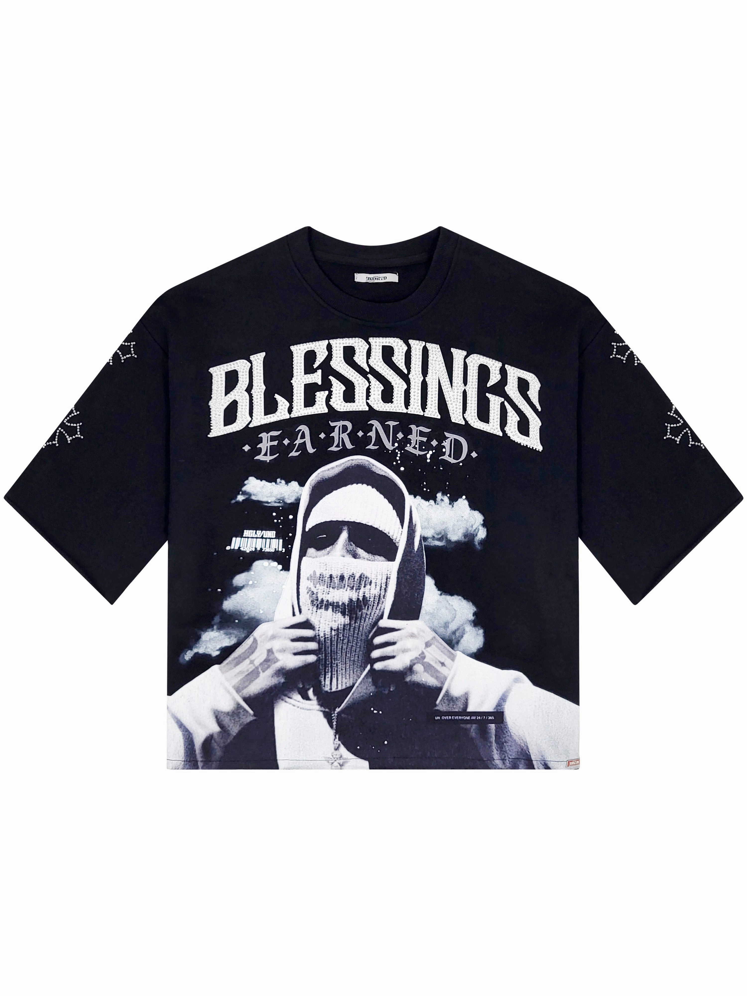 Blessings Earned Boxy Fit T-shirt Perfect For Relaxing cycling outfit