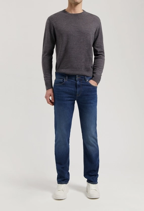 Bryce Mid Straight - Rustic Blue Windproof Outer Layer