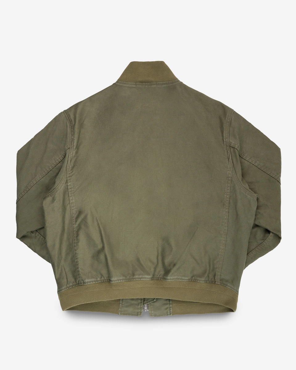 12oz Whipcord Tanker Jacket - Olive Drab Green Wonder Core Zen Ease