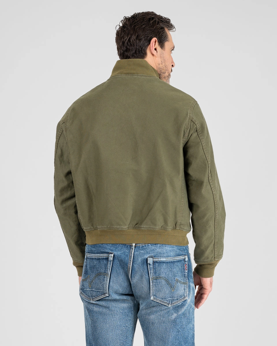 12oz Whipcord Tanker Jacket - Olive Drab Green Gentle Power Basic Core
