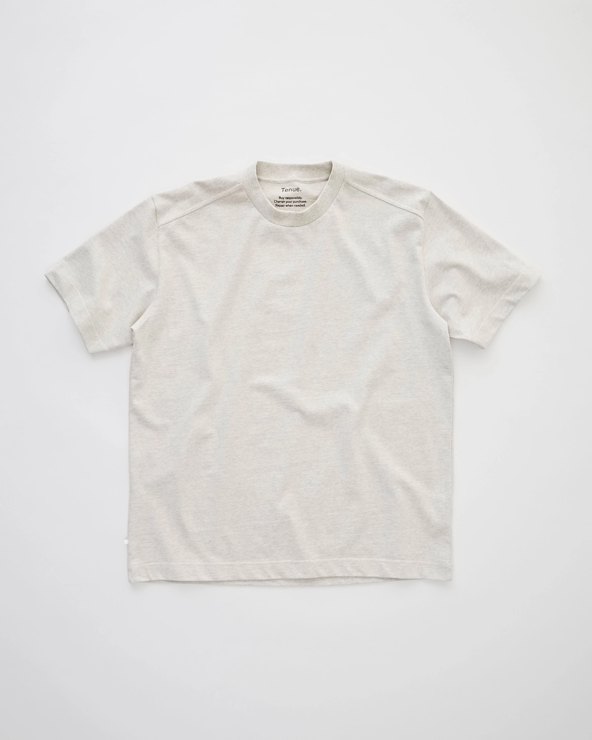Bruce T-Shirt Oat Melange MoistureWicking Technology