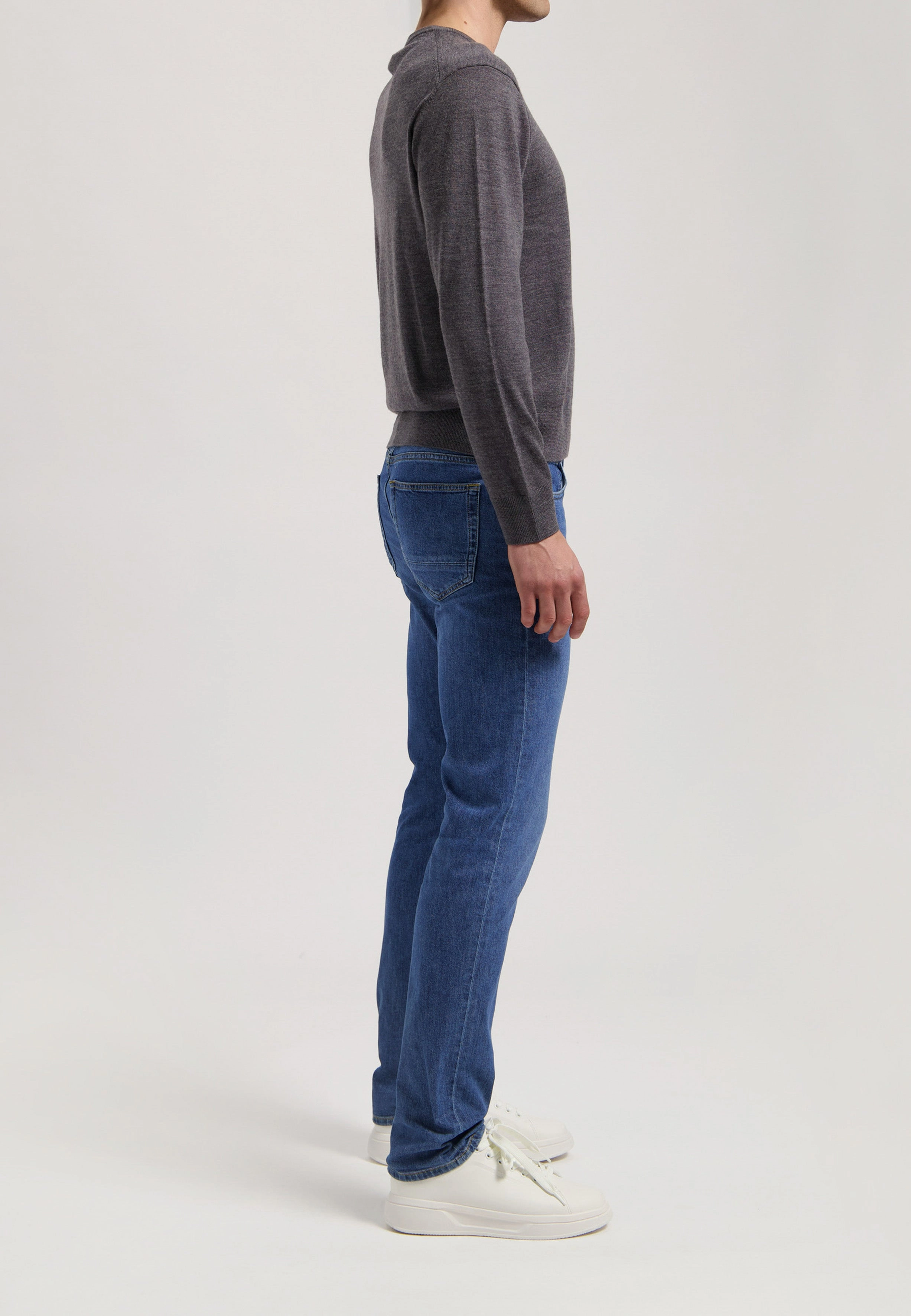 Polish Tone Bryce Mid Straight - Authentic Indigo