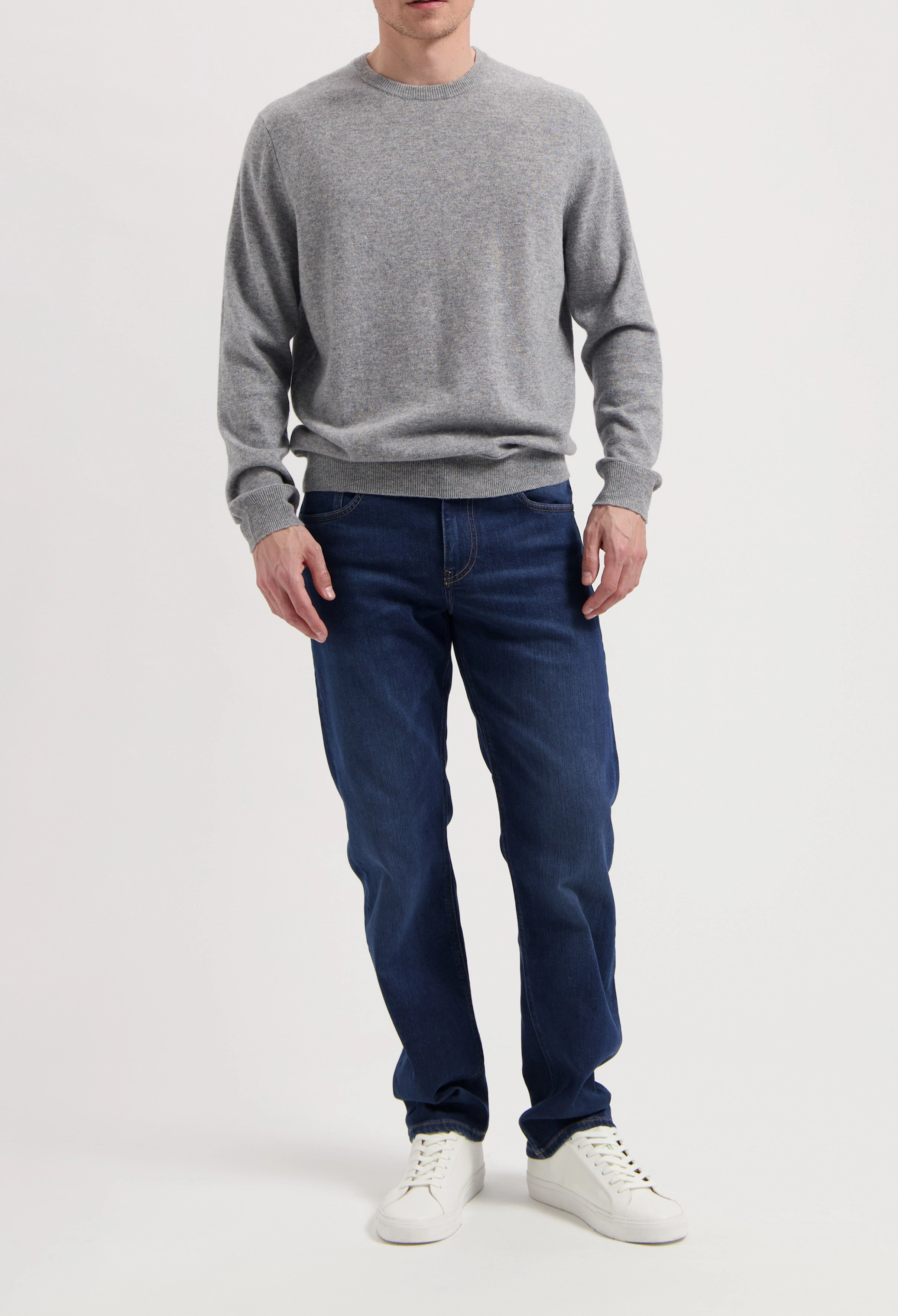 NonSlipGrip ElasticFree Cuffs Bryce Mid Straight - Medium Dark