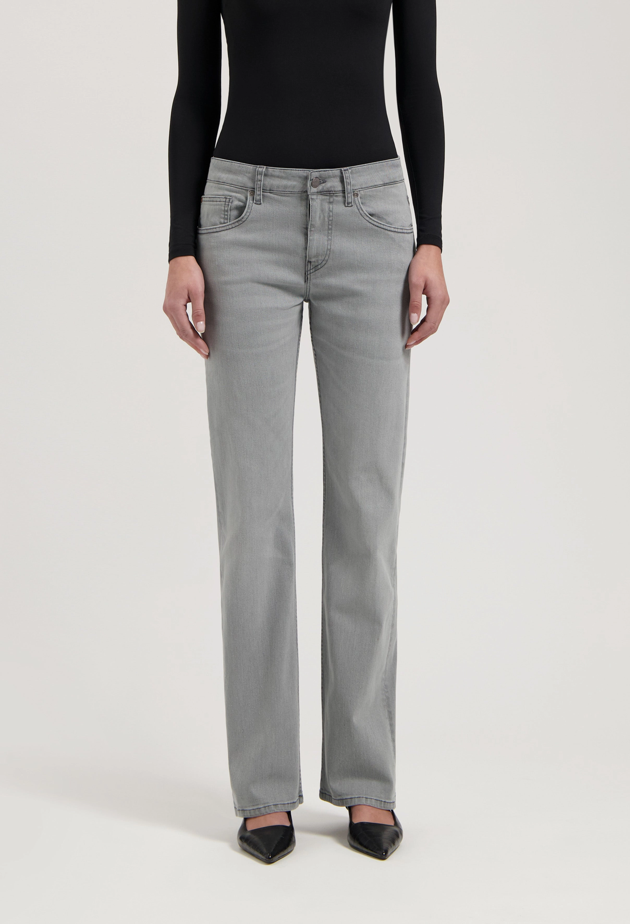 Carry Mid Straight - Light Grey ReflectiveTrims