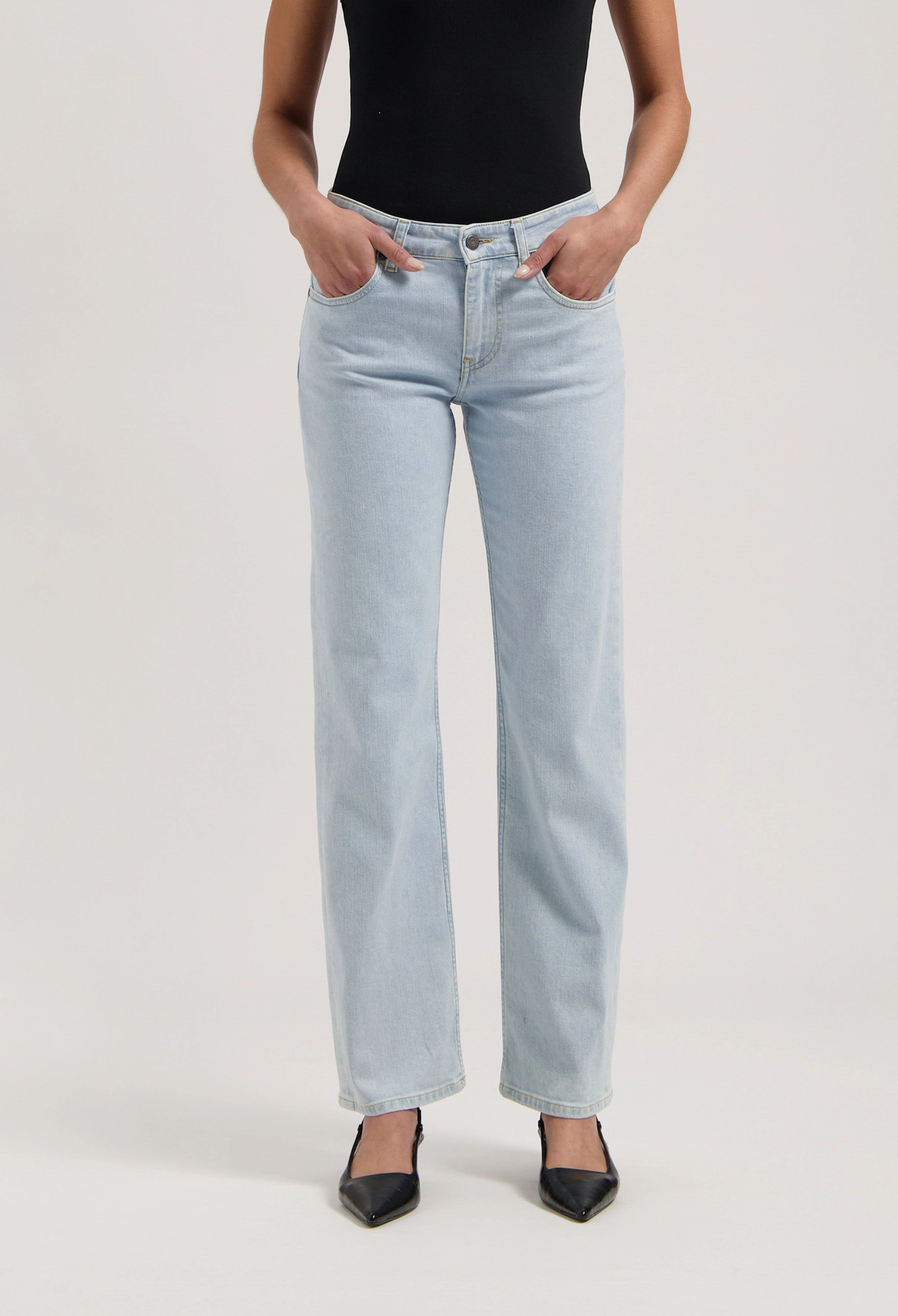 Carry Mid Straight - Light Stone Ultraviolet Protection Summer Air