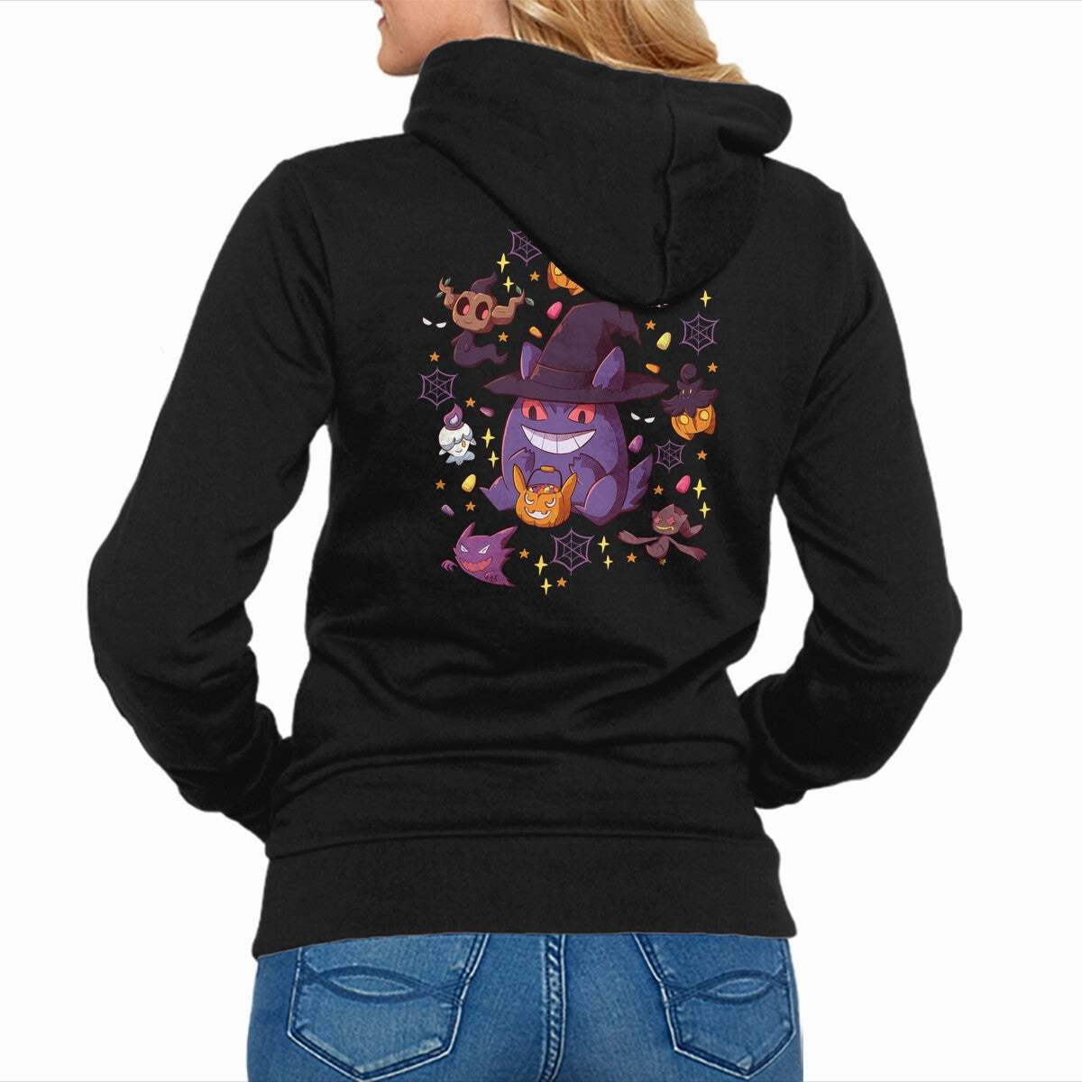gemstone accents Classic Hoodie Pokemon Halloween