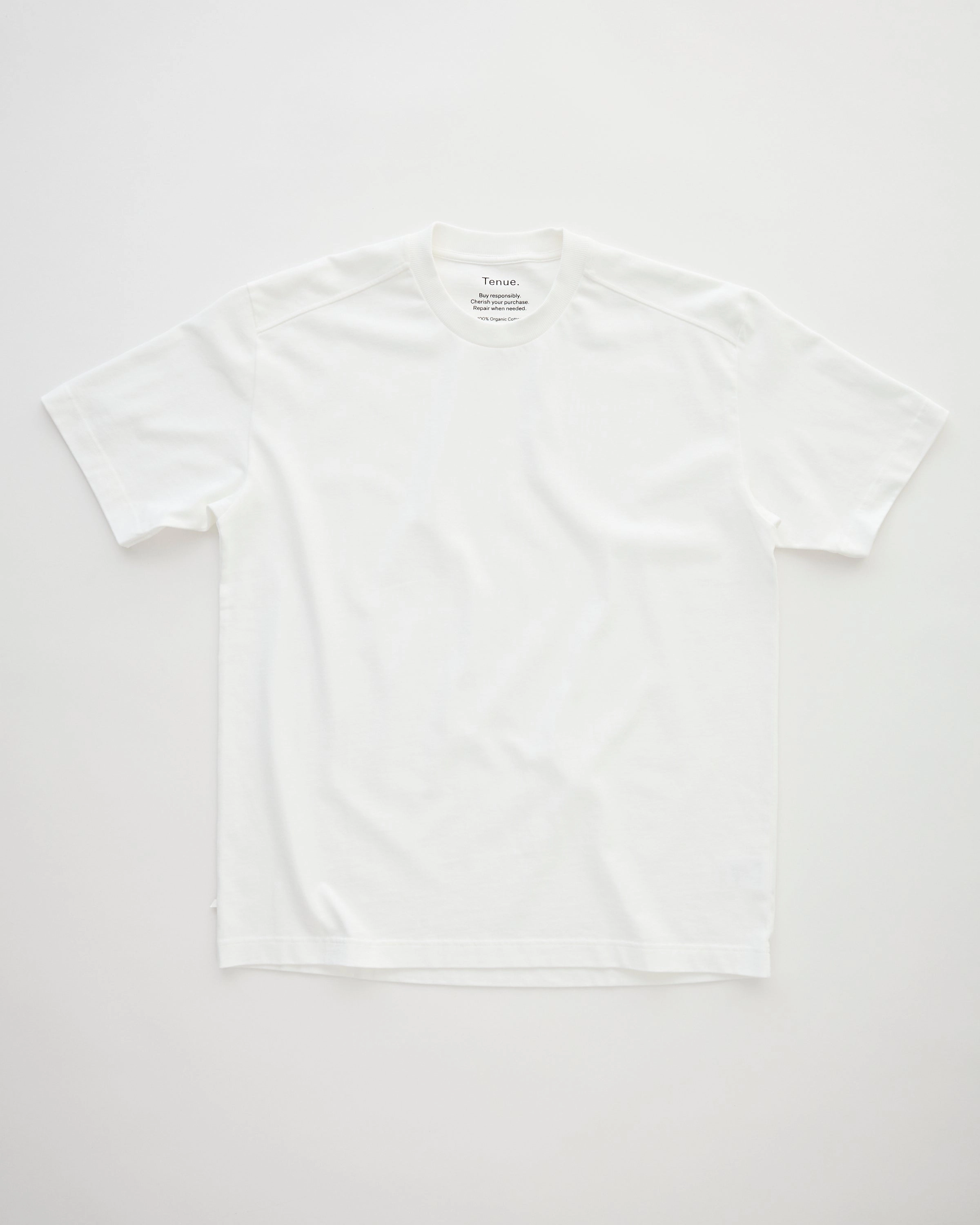 ShrinkageFree Fabric hypoallergenic material Bruce T-Shirt Optic White