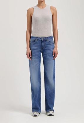 DoubleStitched Seams Cleo Mid Loose - Old Stone