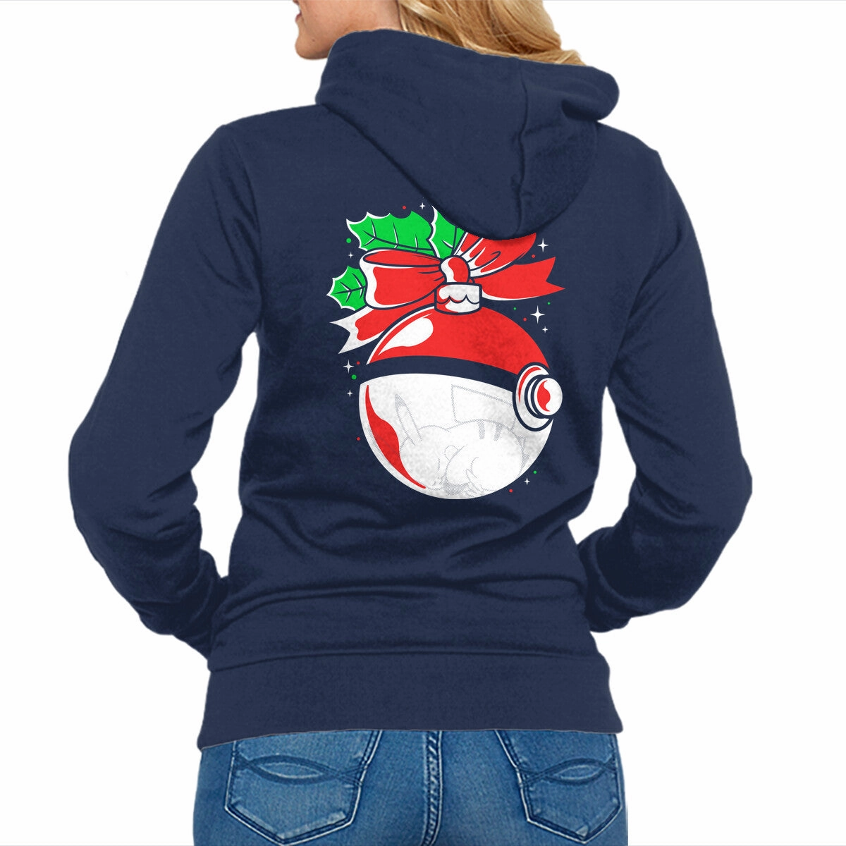 Poke Xmas Effortless Hoodie product herringbone texture