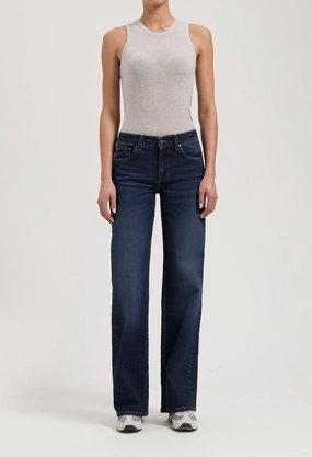 DurableReinforcedElbow Soft Inner Lining Cleo Mid Loose - Rustic Blue