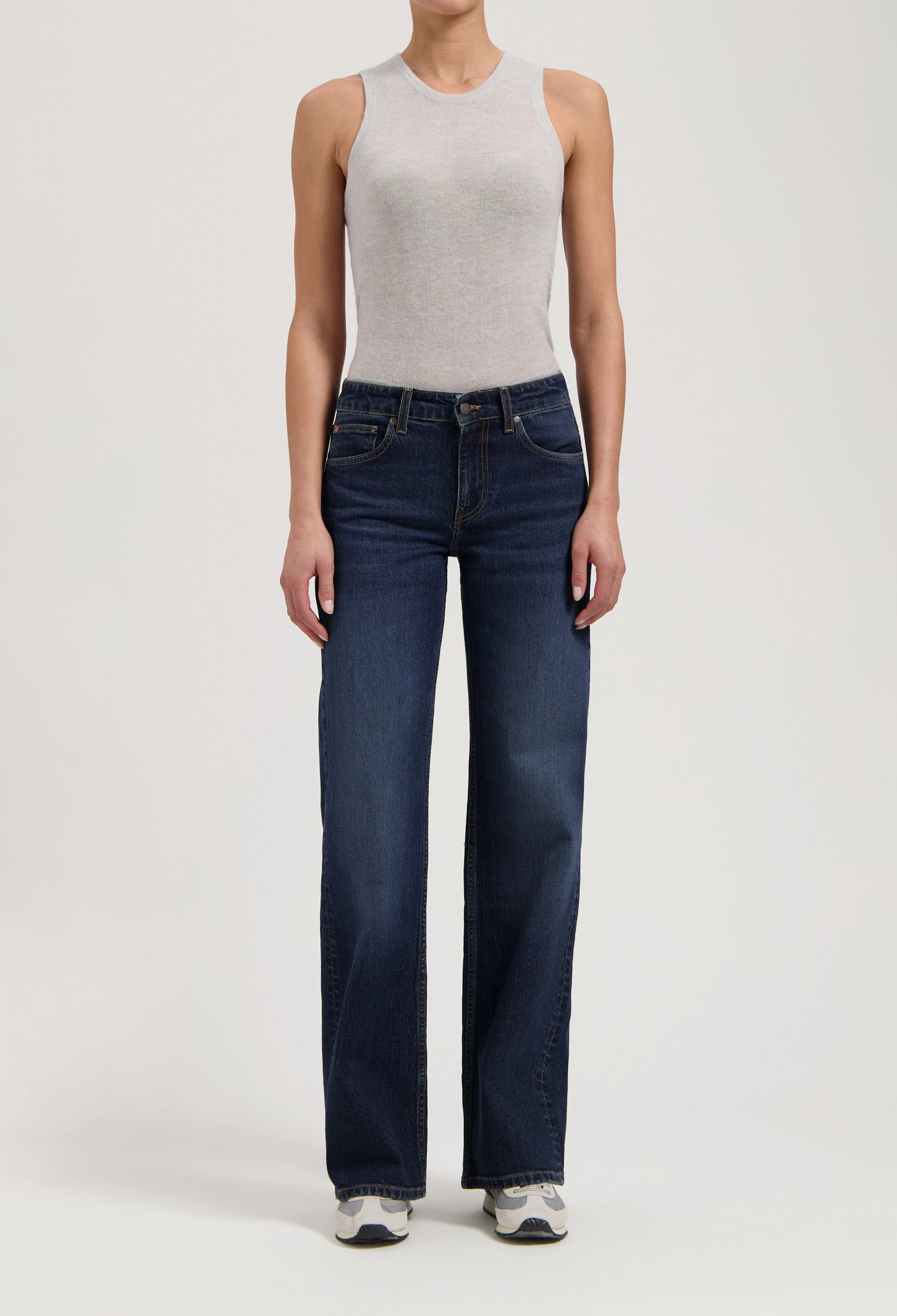 DurableReinforcedElbow Soft Inner Lining Cleo Mid Loose - Rustic Blue