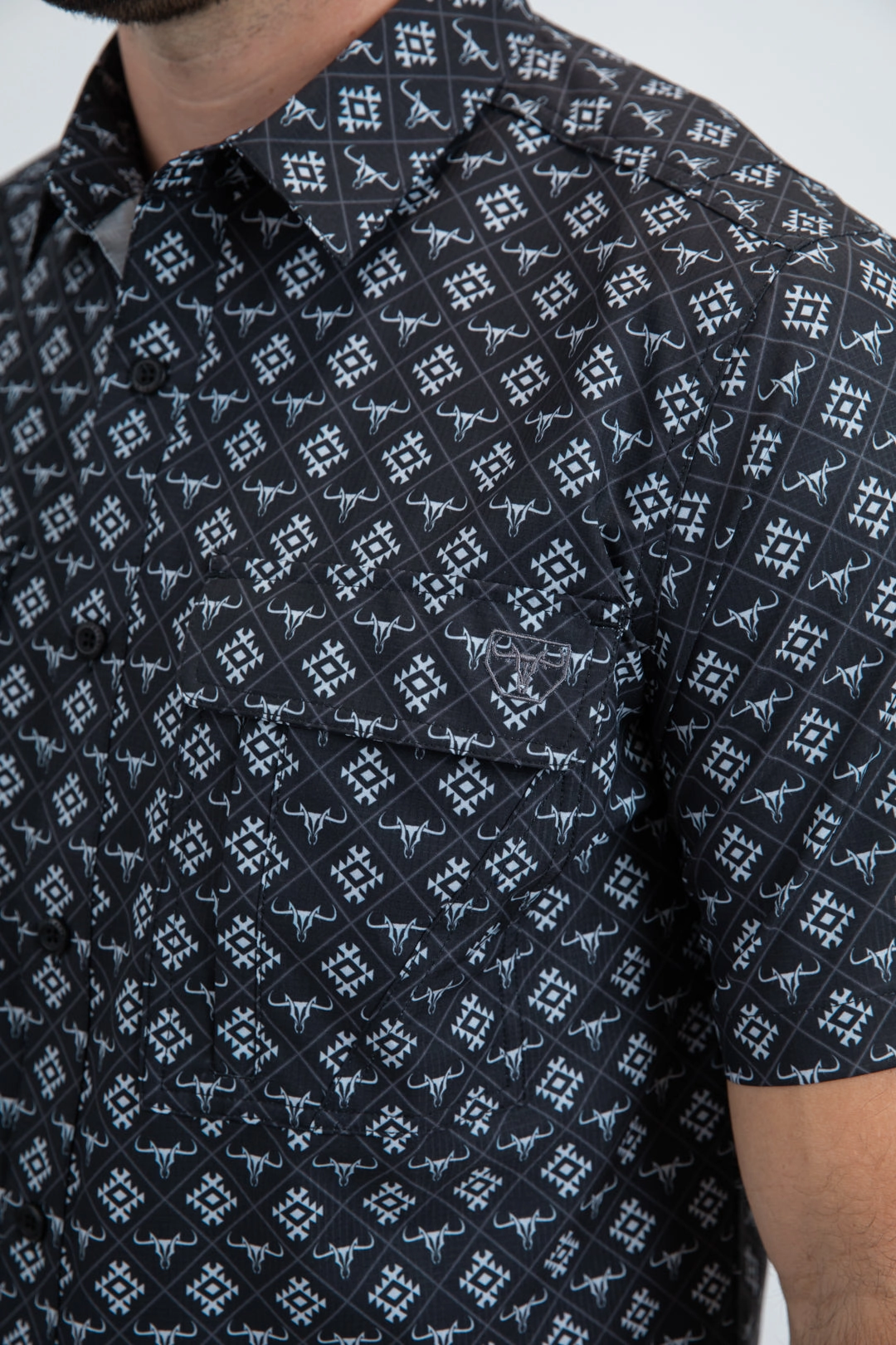 Gift Idea Mens Performance Classic Fit Short Sleeve Black Shirt