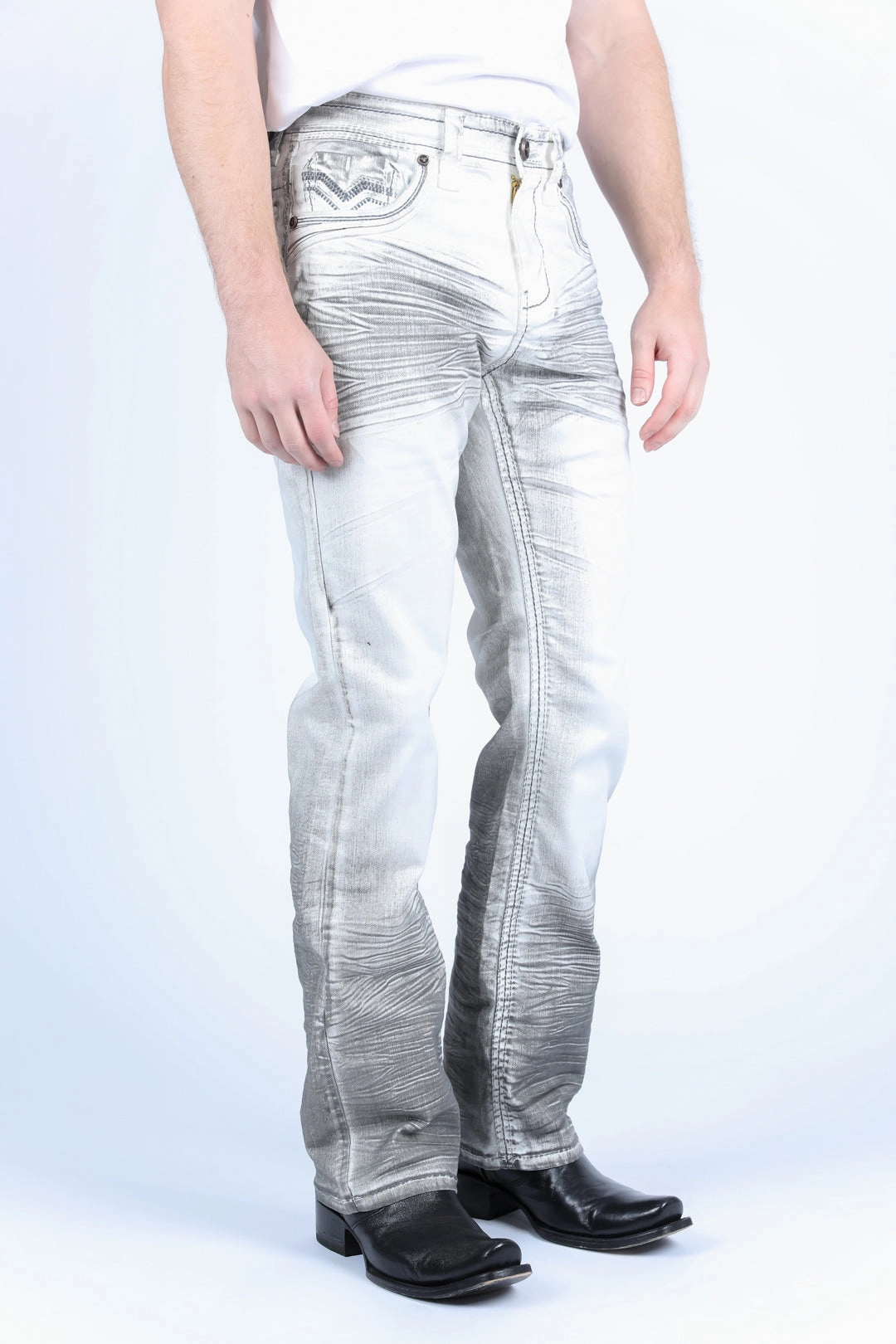 Regular Look Holt Men's Slim Boot Cut Jeans