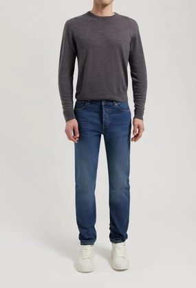 AdjustableStraps Modern Boots John Mid Straight - Rustic Blue