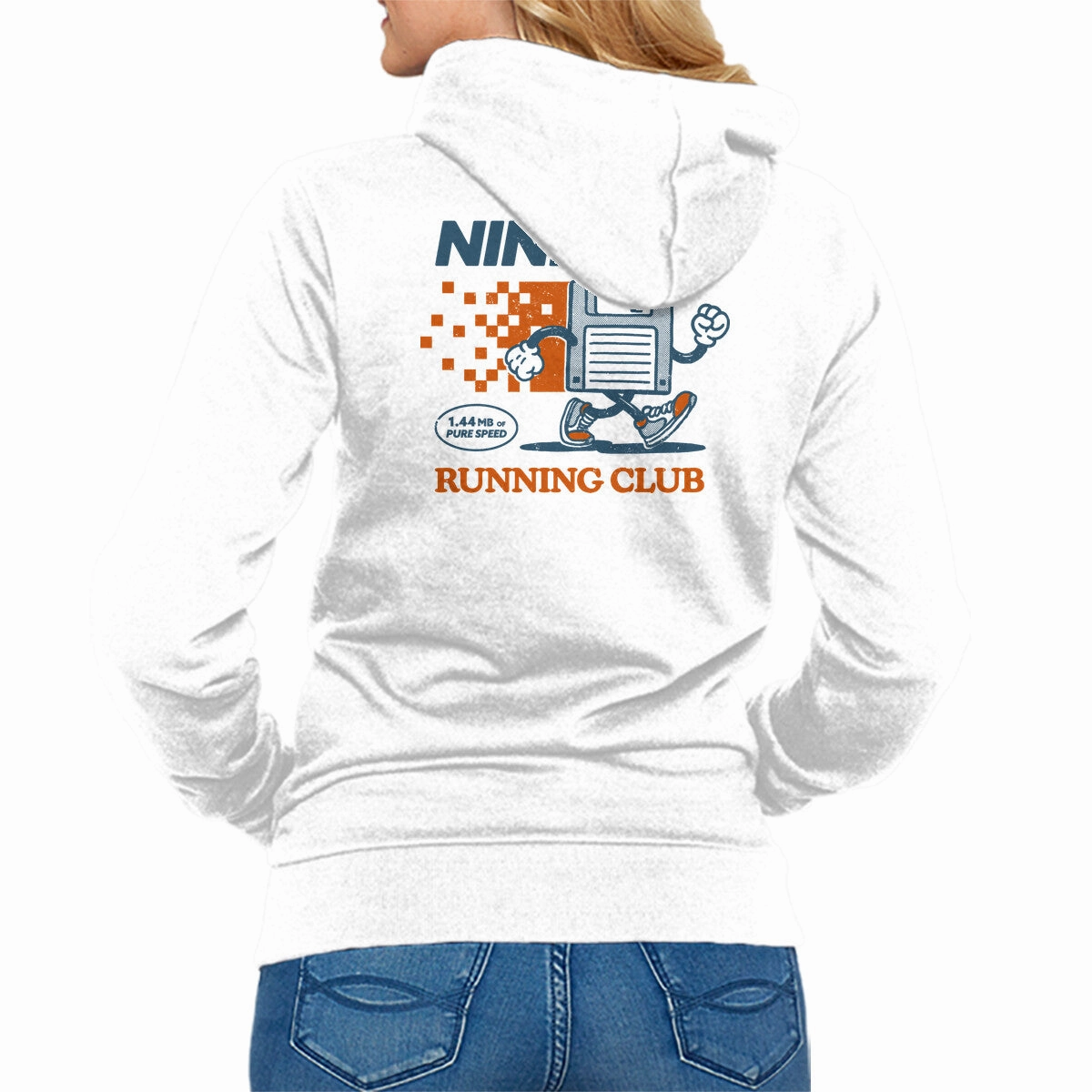Stain-Resistant crew neck Nineties Run Club
