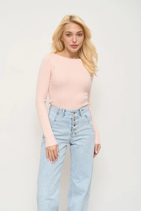 Comfortable Touch Pink Long Sleeve