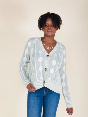 Smart Fashion Soft Texture Tyler Pattern Cardigan