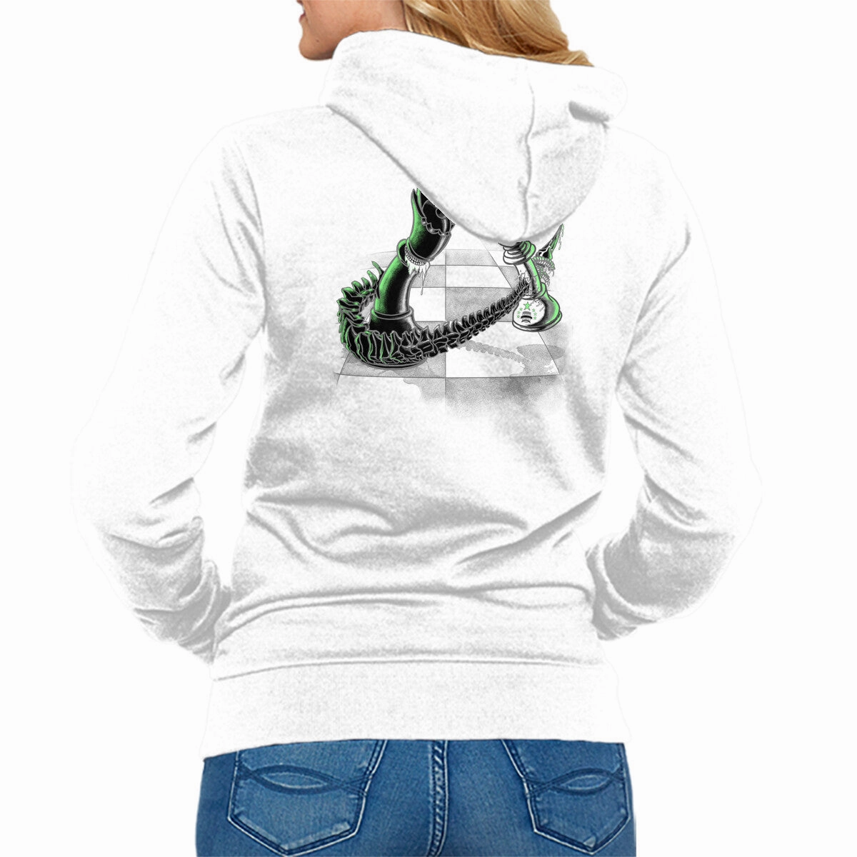 Queen Takes Bishop Basic Hoodie product semi formal grace