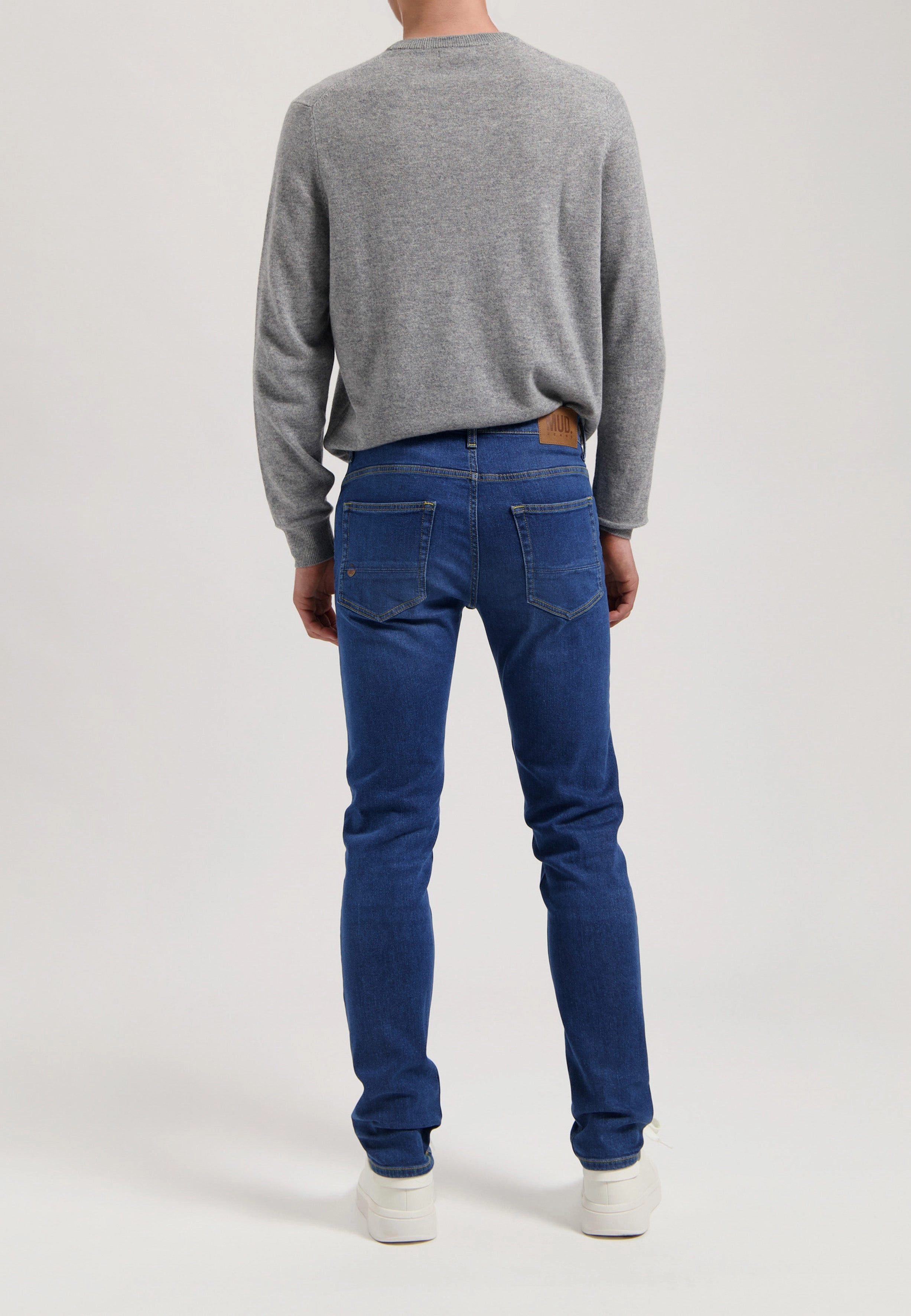 WaterRepellent Coating Sporty Dress Daily Mid Tapered - Stone Indigo