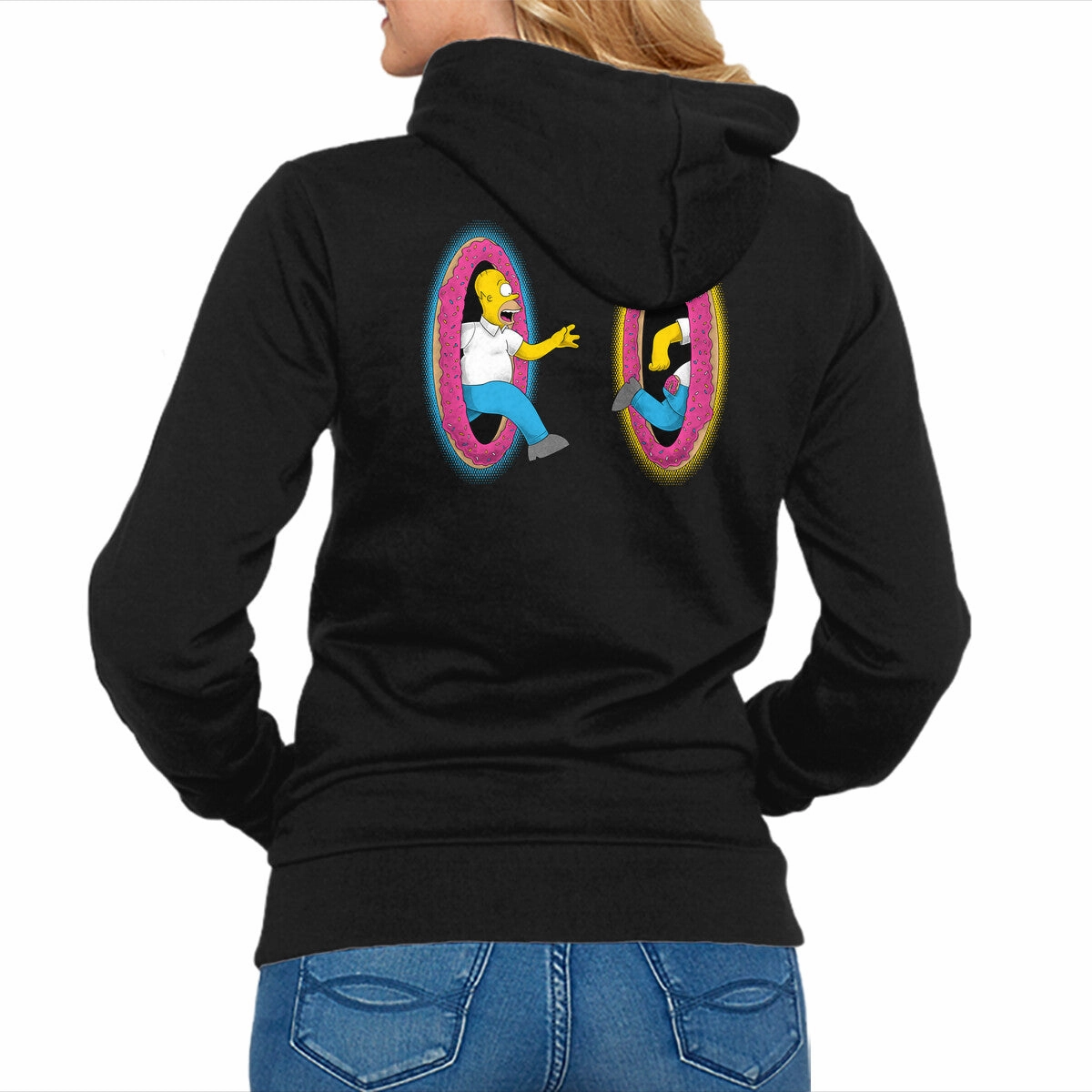 Casual Hoodie Portal Donuts