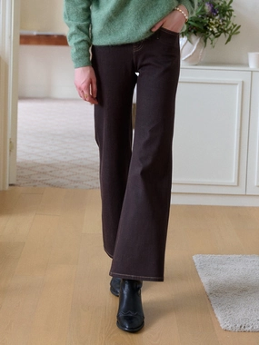 Comfy Waistband Heaven Cotton Flare Jeans