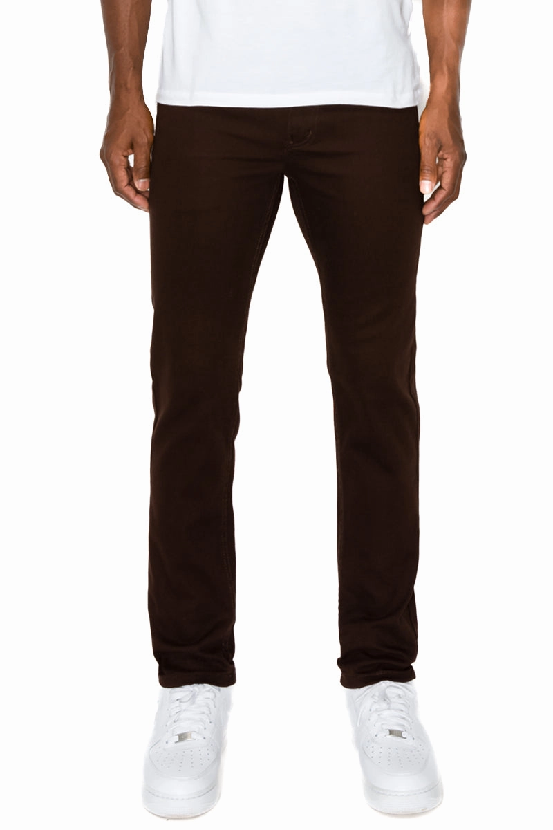 Stretch Comfort WindResistantMaterial Essential Colored Skinny Jeans - 3