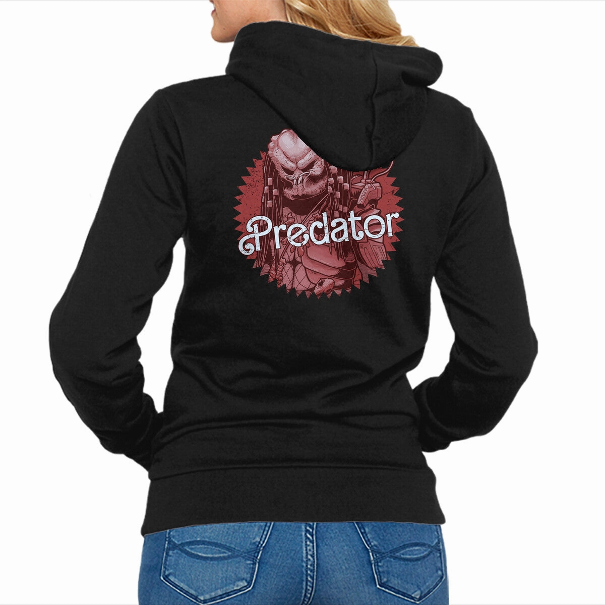 sporty wear Drawstring Hood Predator